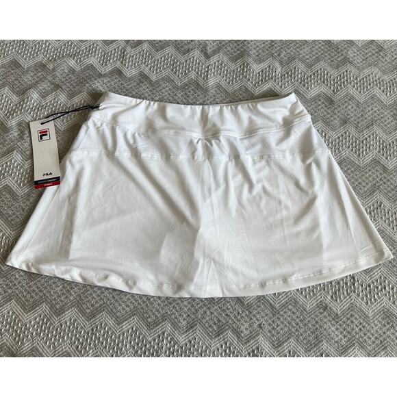 FILA Core A-Line Tennis Skort in White, size L, NWT! - Picture 4 of 10